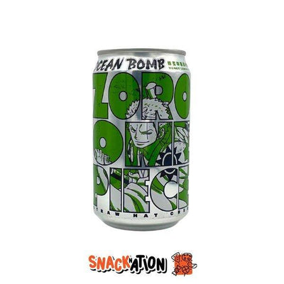 OCEAN BOMB One Piece Zoro - Bevanda gassata al gusto limone e miele 330 ml - Snackation