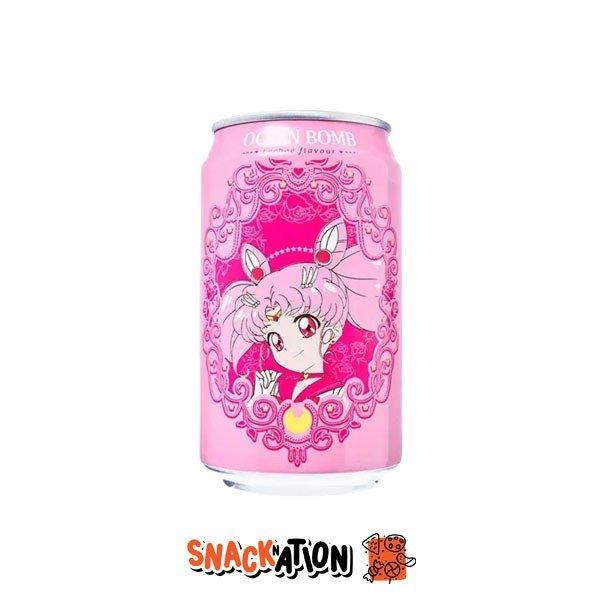 OCEAN BOMB Sailor Chibiusa - Bevanda gassata al gusto lychee 330 ml - Snackation