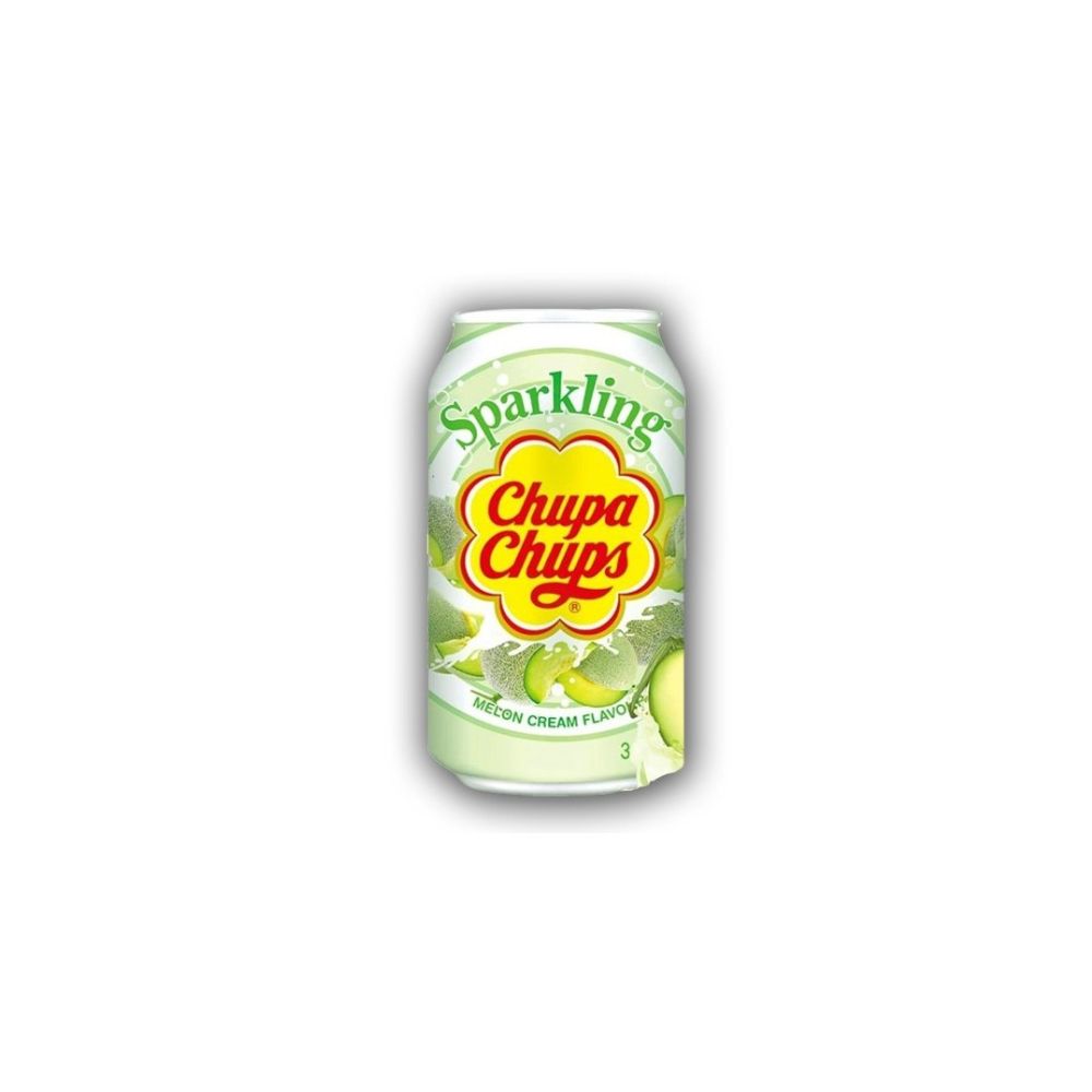 CHUPA CHUPS SPARKLING Melon Cream - Bevanda gassata al melone e panna 345 ml