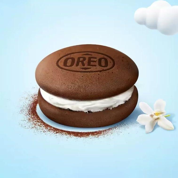 Oreo Cloud Vanilla Cake - Tortino soffice al cioccolato con crema alla vaniglia 22 g - Snackation