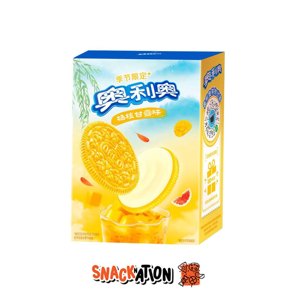 OREO Mango - Biscotti al cioccolato con crema al mango 97 gr - Snackation