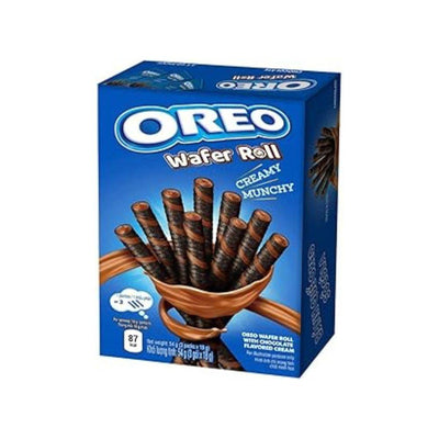 OREO Wafer Chocolate roll - Wafer a forma di tubi ripieni di crema al cioccolato 54g - Snackation