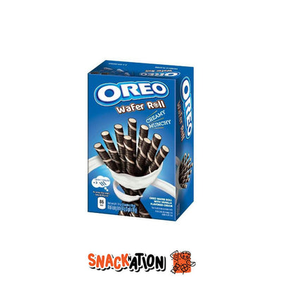 OREO Wafer Vanilla Rolls - Biscotti a forma di Roll ripieni di crema alla vaniglia 54 gr - Snackation