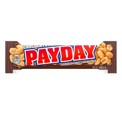 PAYDAY Chocolatey - Barretta caramello, arachidi e cioccolato 52 gr - Snackation