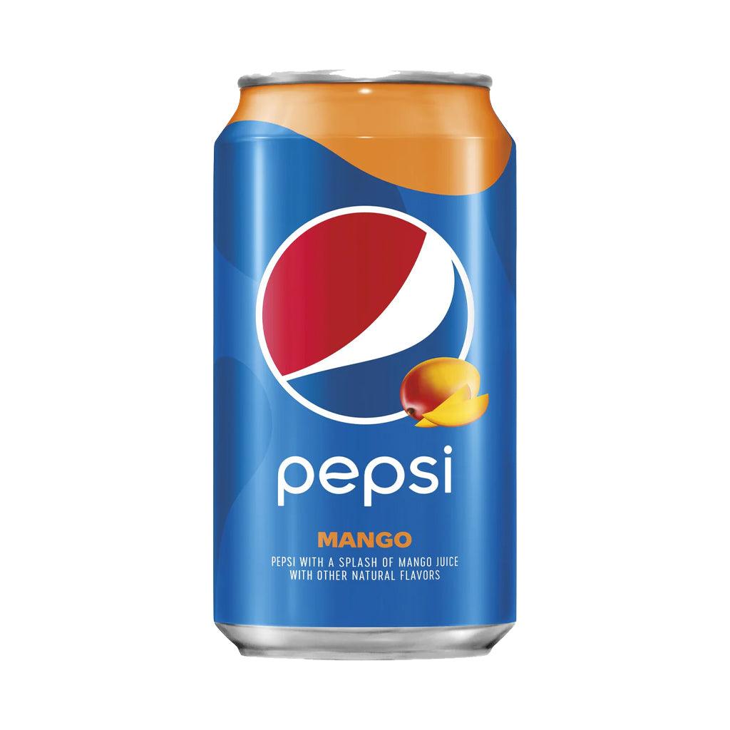 PEPSI USA Mango - Bevanda gassata al gusto Pepsi e Mango 355 ml - Snackation