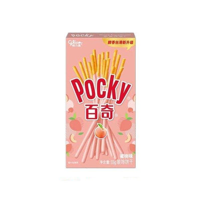 POCKY Peach - Stick ricoperto di cioccolato alla Pesca 55 gr - Snackation