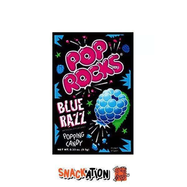 POP ROCKS Blue Razz - Caramelline scoppiettanti gusto lampone 9.5 gr - Snackation