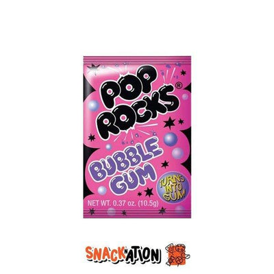 POP ROCKS Bubble Gum - Caramelline scoppiettanti gusto bubble gum 10.5 gr - Snackation