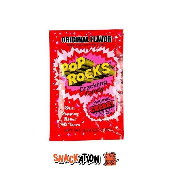 POP ROCKS Cherry - Caramelline scoppiettanti gusto ciliegia 9.5 gr - Snackation