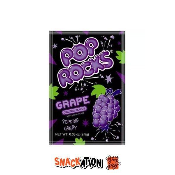 POP ROCKS Grape - Caramelline scoppiettanti gusto uva 9.5 gr - Snackation