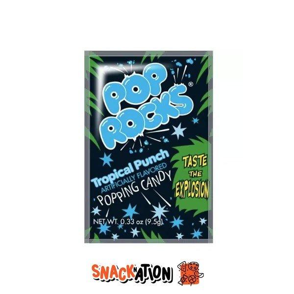 POP ROCKS Tropical Punch - Caramelline scoppiettanti gusto frutti esotici 9.5 gr - Snackation