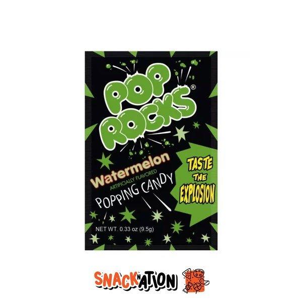 POP ROCKS Watermelon - Caramelline scoppiettanti gusto Anguria 9.5 gr - Snackation