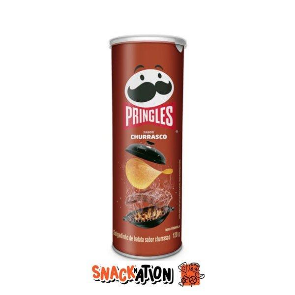 PRINGLES Churrasco - Patatine gusto Grigliata di Carne Brasiliana 120 gr - Snackation
