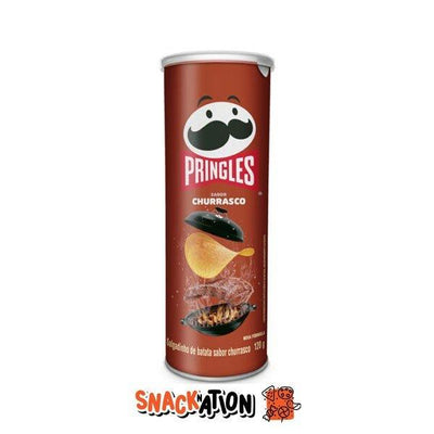PRINGLES Churrasco - Patatine gusto Grigliata di Carne Brasiliana 120 gr - Snackation