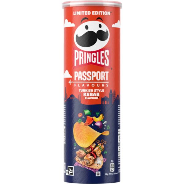 PRINGLES Passport Turkish Style Kebab 165g – Il gusto del kebab turco in ogni chip