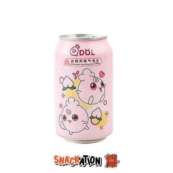 QDOL Igglybuff - Bevanda gassata al gusto pesca bianca 330 ml - Snackation