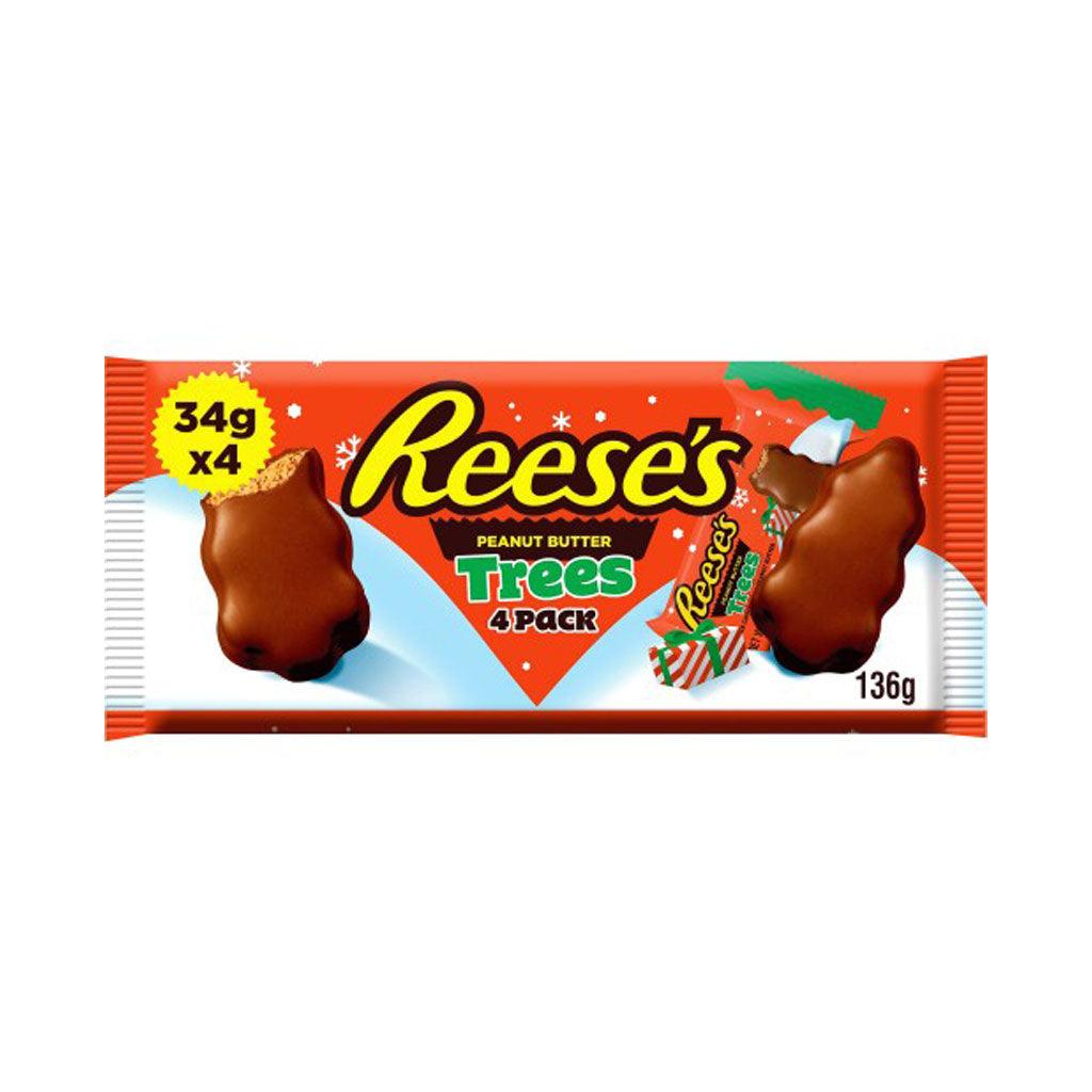 REESE'S Peanut Butter Tree - Le famose coppette ripiene di burro d'arachidi a forma di albero di natale 136 gr - Snackation