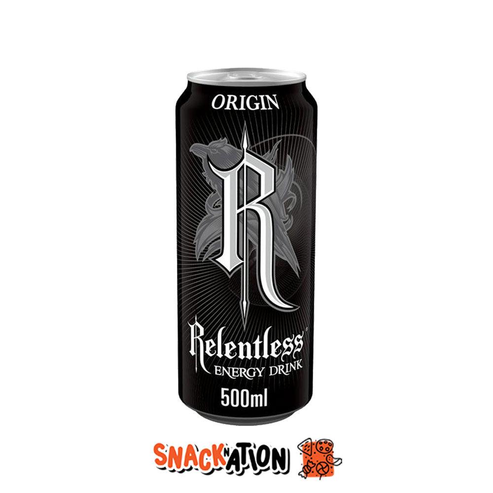 RELENTLESS Origin – Bevanda energetica al gusto di energy drink 500ml - Snackation