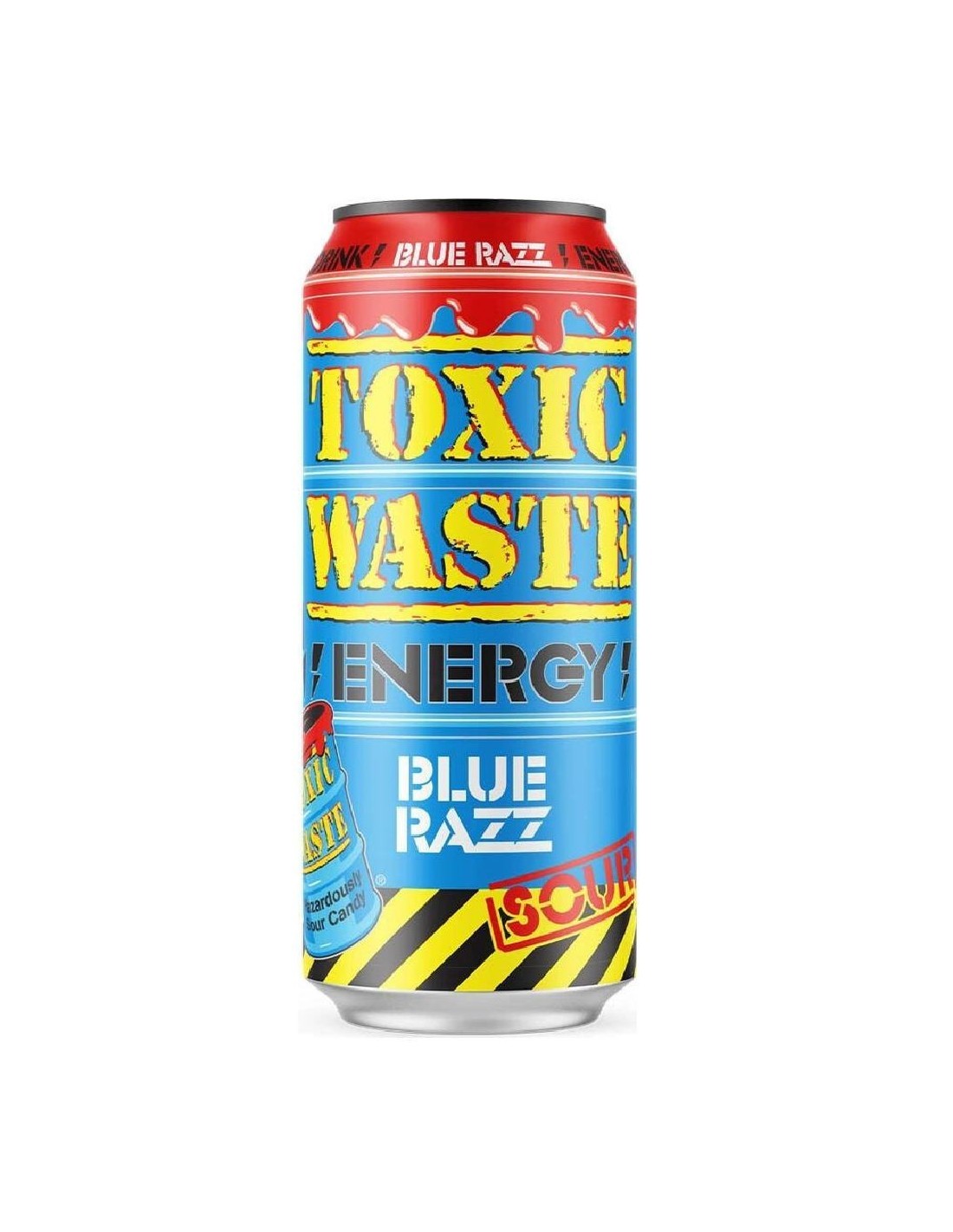 Toxic Waste Energy Drink Sour Blue Razz 500ml