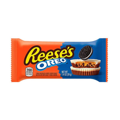 Reese's Peanut Butter Cup with Oreo - Unisce il cremoso burro d'arachidi pezzetti croccanti di biscotto Oreo39g