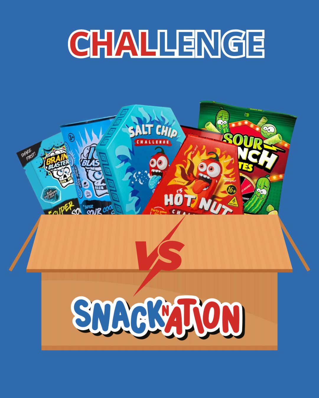 Challenge Box – Supera i tuoi limiti -9 prodotti di tutte le challenge più famose , 1 bevande spedizione inclusa