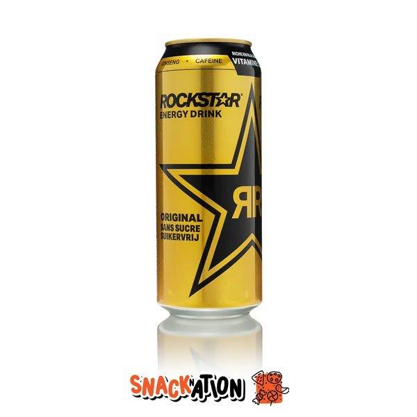 ROCKSTAR Energy Original No Sugar - Bevanda Energetica gusto classico senza zucchero 500 ml - Snackation