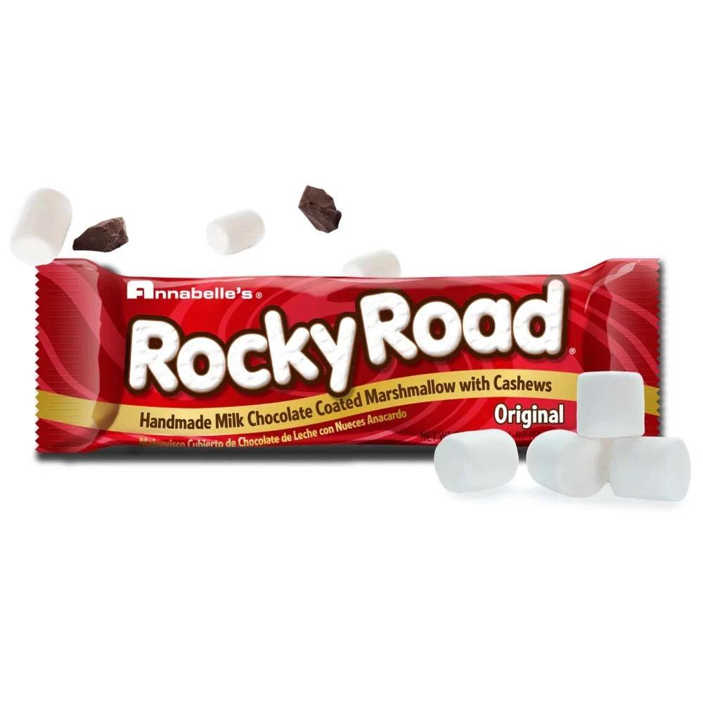 ROCKY ROAD Original - Barretta di cioccolato, anacardi e marshmallow 51 gr - Snackation