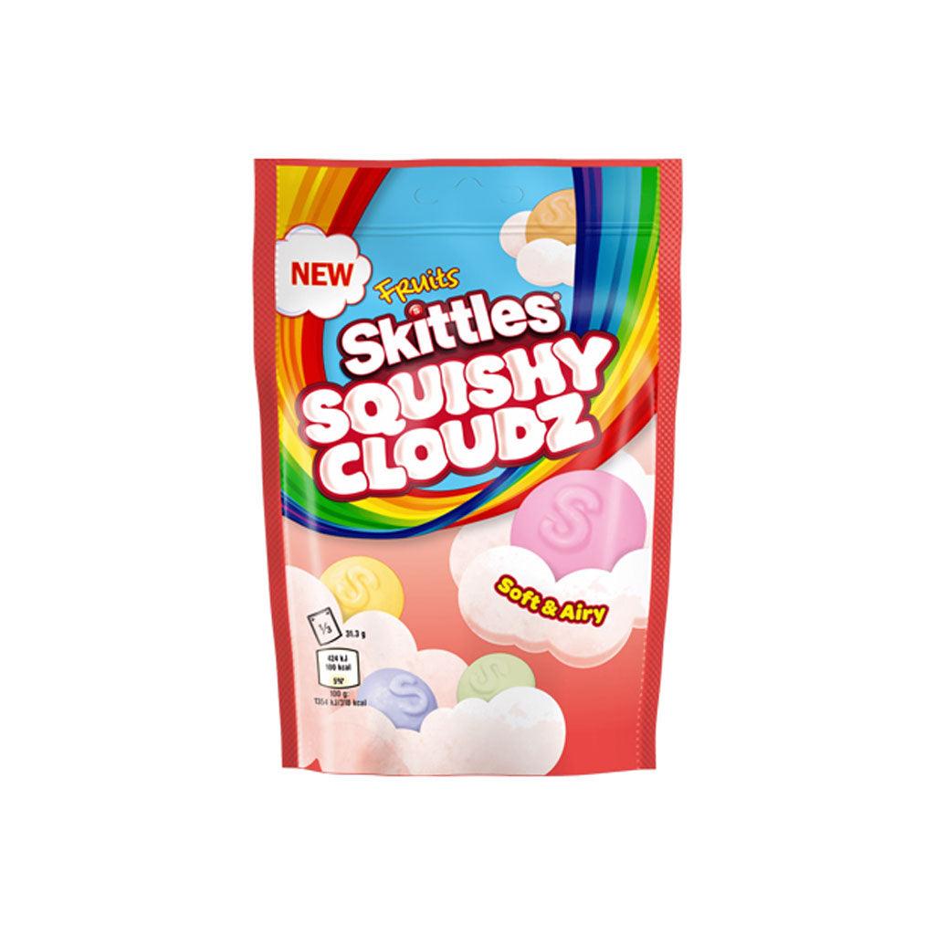 SKITTLES Fruits Squishy Cloudz - Caramelle Soffici al gusto di frutta mista 94 g - Snackation