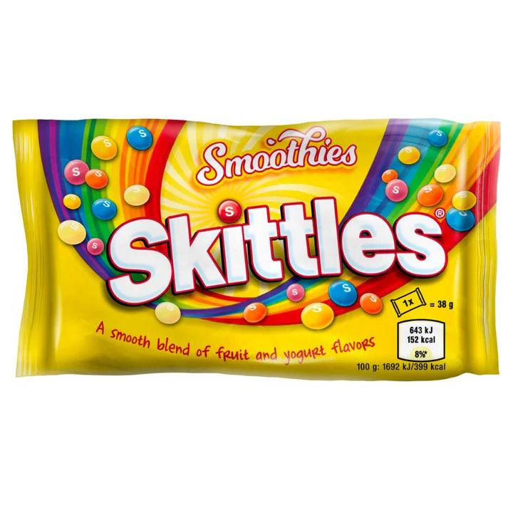 SKITTLES SMOOTHIES - Caramelle al gusto di frullato di frutta 38g - Snackation