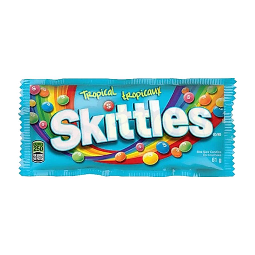 SKITTLES Tropical - Caramelle al gusto di frutta tropical 45 g - Snackation