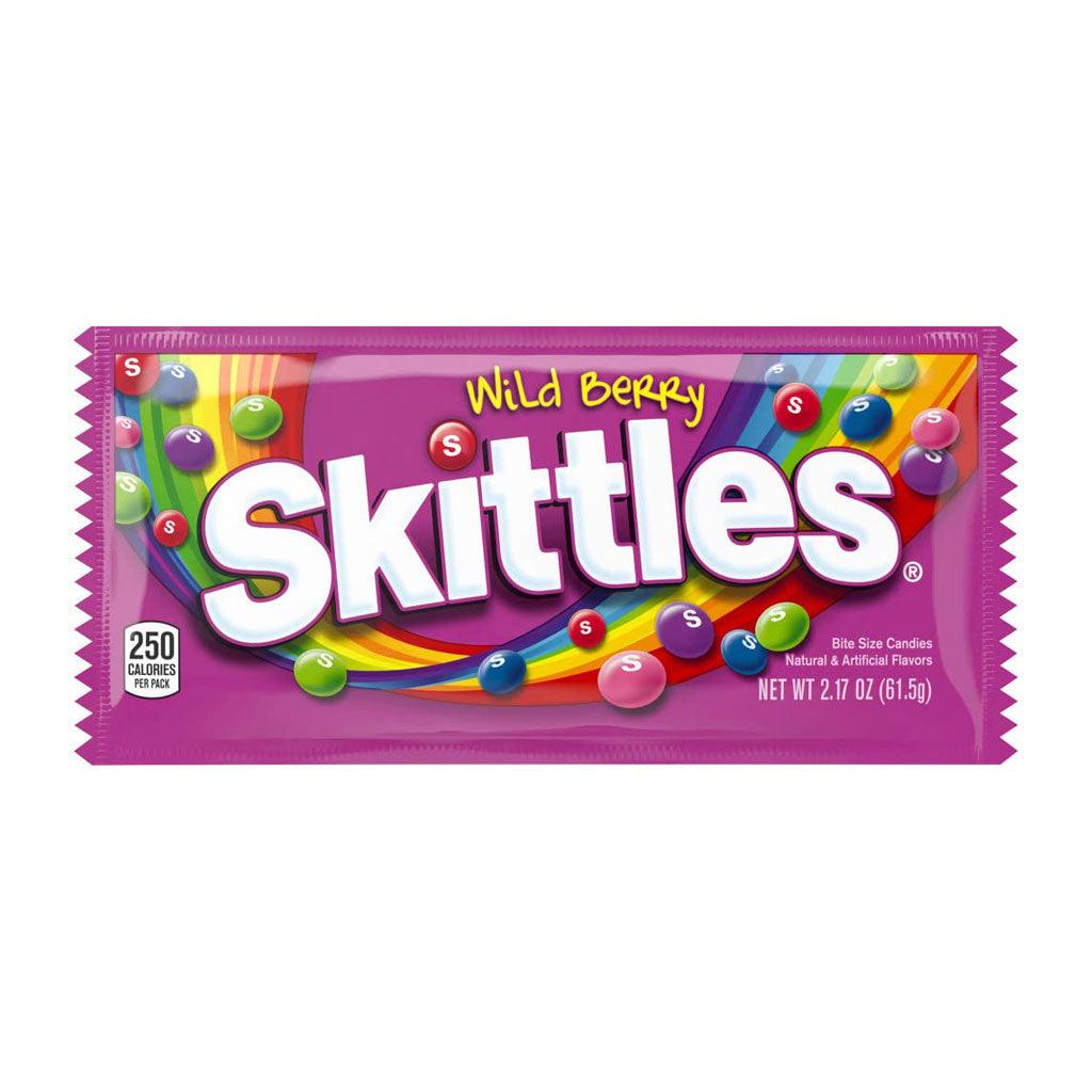 SKITTLES Wild Berry - Caramelle al gusto di frutti selvatici 45 g - Snackation