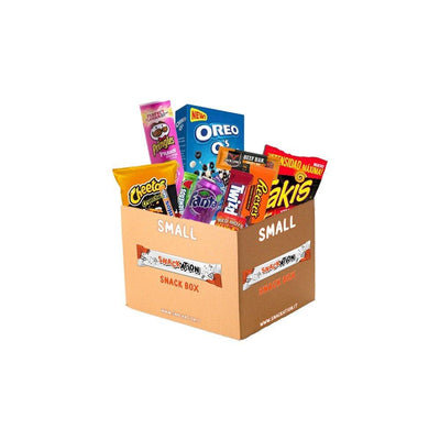 SNACKATION BOX SMALL da almeno 20 prodotti internazionali: dolce, salato e bevande - Snackation