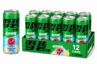 Sprite Raspberry Lemon Zero China 330ml -Sprite Zero Sugar edizione Cina al gusto lampone e limone.