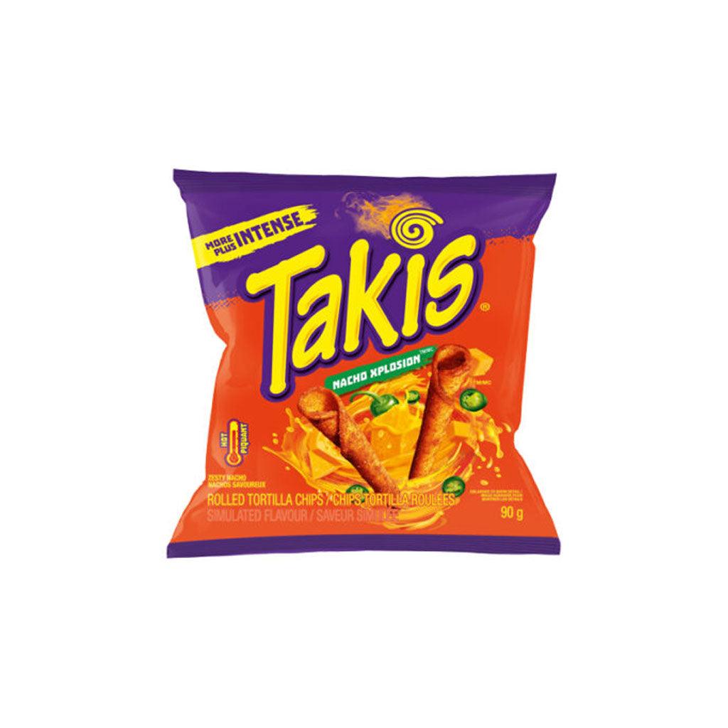 TAKIS Nachos Xplosion - Patatina di mais piccanti al gusto nachos 90 gr - Snackation