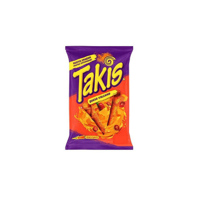 TAKIS Queso Volcano - Riccioli di Tortillas Piccanti al Gusto di Formaggio 40 g - Snackation