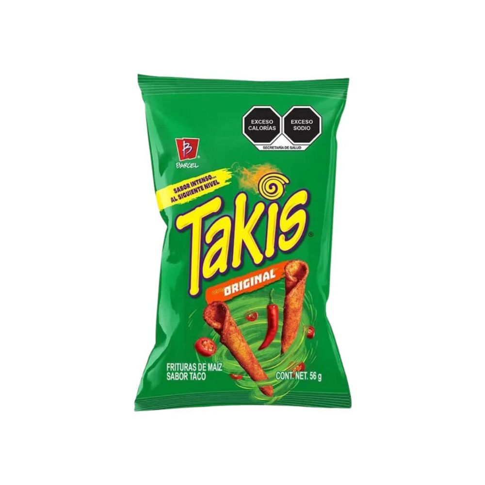 TAKIS ORIGINAL - Patatine arrotolate piccanti 56 g