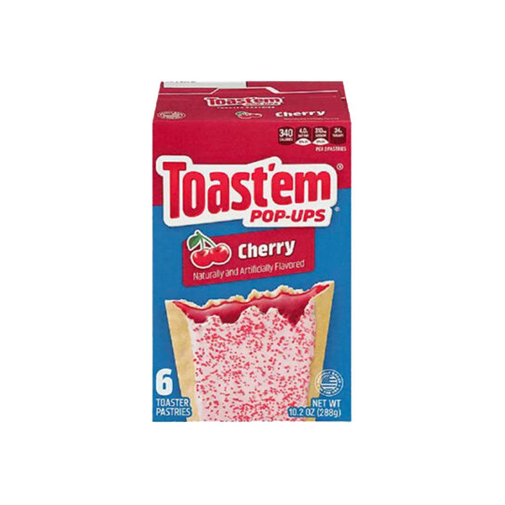 Toast'em Pop-up Frosted Cherry - Biscotti Glassati e farciti alla ciliegia 288 gr - Snackation