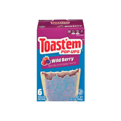 Toast'em Pop-up Frosted Wild Berry - Biscotti Glassati e farciti ai frutti selvatici 288 gr - Snackation