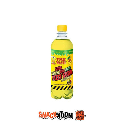 TOXIC WASTE Fizzy Soda Sour Lemon & Lime – Bevanda al gusto aspro di limone e lime 500 ml - Snackation