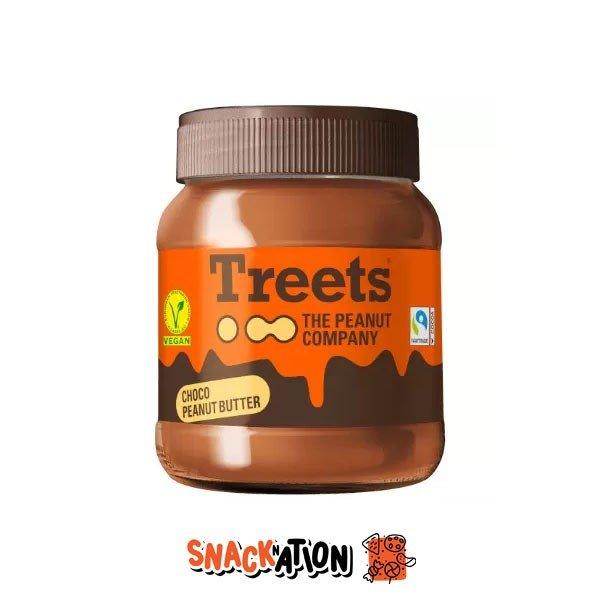 TREETS Choco Peanut Butter - Crema spalmabile al burro d'arachidi e cioccolato 340 gr - Snackation