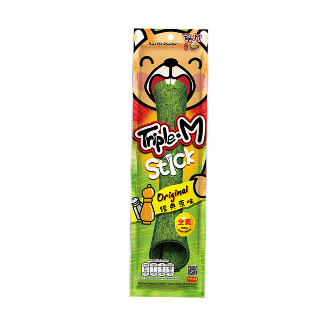 TRIPLE M Seaweed Stick Original - Stick di Alga Marina 3 gr - Snackation