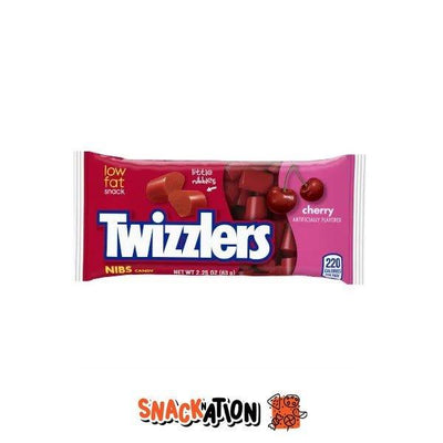TWIZZLERS NIBS - Caramelle gusto ciliegia 62 gr - Snackation