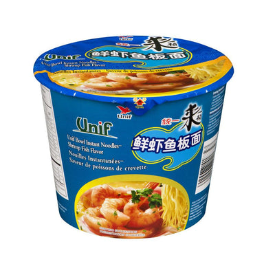 UNIF Bowl Instant Noodles Shrimp Flavour – Noodle istantanei gusto gambero 110 gr - Snackation