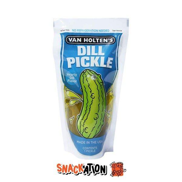 VAN HOLTEN'S JUMBO DILL PICKLE - Cetriolo sott'aceto e aneto 140gr - Snackation