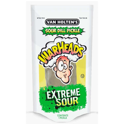 VAN HOLTEN'S Warheads Sour Dill Pickle Extreme Sour - Cetriolo dal gusto asprissimo