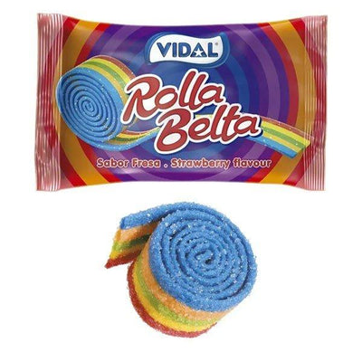 VIDAL ROLLA BELTA - ROTELLA 5 COLORI GUSTO FRAGOLA 20 gr - Snackation