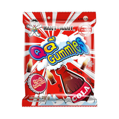 WANT WANT QQ Gummies Cola - Caramelle gommose alla cola 20 gr - Snackation