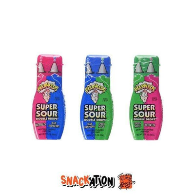 WARHEADS Super Sour Double Drops - Caramella liquid aspra alla frutta 30 ml - Snackation