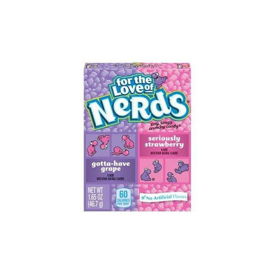 WONKA Nerds Grape & Strawberry - Caramelle al gusto di Uva e Fragola 46.7 gr - Snackation