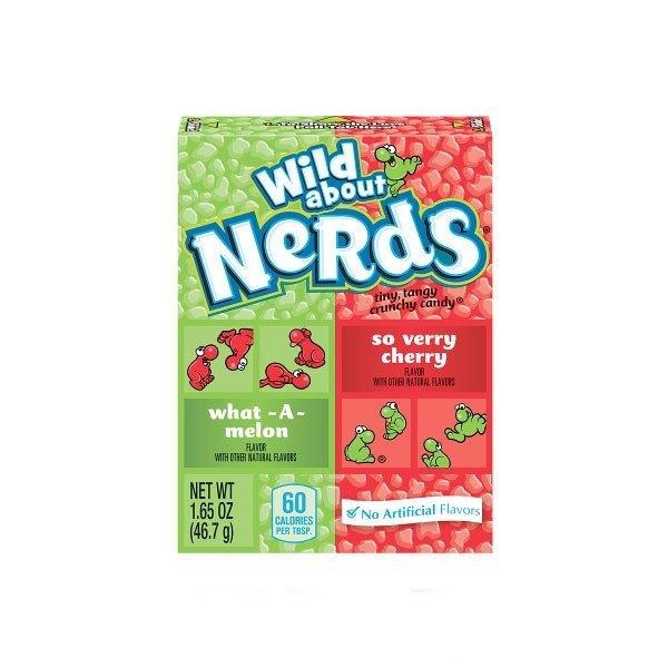 WONKA Nerds Watermelon & Cherry - Caramelle anguria e ciliegia 46.7 gr - Snackation